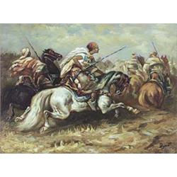 Author: Dupré, Title: Arabian Horse-Riders