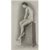 Image 1 : Author: Norbert Streck, Title: Sitting Nude