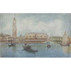 Author: A. Martinotti, Title: View of Palazzo Ducale in Venice