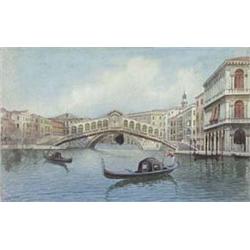 Author: A. Martinotti, Title: Ponte Rialto in Venice