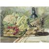 Image 1 : Author: unknown Czech painter, Title: Still-life with Bottle and Vegetables