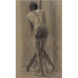 Author: Karel Wellner (1875-1926), Title: Man Nude