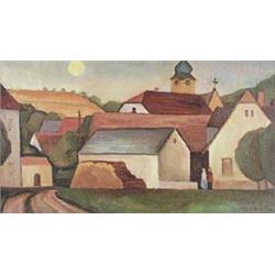 Author: Vlastimil Beneš (1919-1981), Title: Village