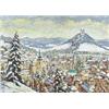 Image 1 : Author: Jozef  Kollár (1899-1982), Title: Štiavnica Village in Winter