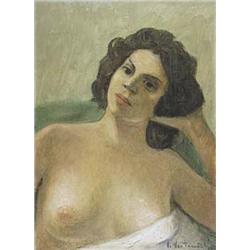 Author: Vladimír Vestenický (1919-1979), Title: Nude