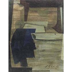 Author: Alexander Szabó (1921), Title: Nonfigurative composition