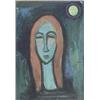 Image 1 : Author: Ernest Špitz (1927-1960), Title: Woman with Moon 