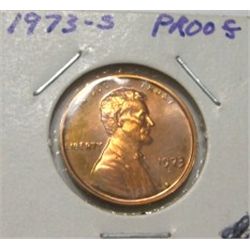 1973-S LINCOLN CENT *RARE PROOF HIGH GRADE*!!