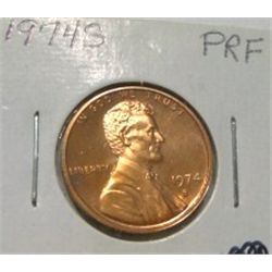 1974-S LINCOLN CENT *RARE PROOF HIGH GRADE*!!