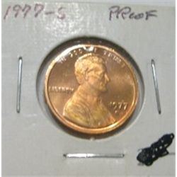 1977-S LINCOLN CENT RED BOOK VALUE IS $3.50 *RARE KEY DATE PROOF HIGH GRADE*!!