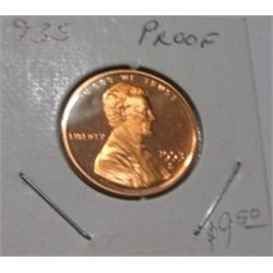 1993-S *HARD TO FIND* LINCOLN CENT RED BOOK VALUE IS $10.00 *RARE KEY DATE PROOF HIGH GRADE*!!