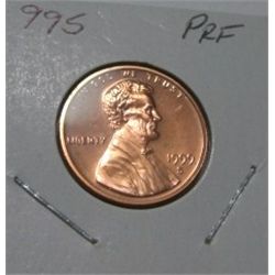 1999-S *HARD TO FIND* LINCOLN CENT RED BOOK VALUE IS $7.00 *EXTREMELY RARE PROOF HIGH GRADE*!!