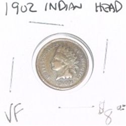 1902 INDIAN HEAD PENNY RED BOOK VALUE IS $8.00 *VERY FINE GRADE - NICE COIN*!!