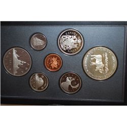 1985 Canada Double Struck Mint Foreign Proof Set With Commemorative Canada National Parks $1; Royal 