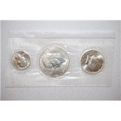 1976-S US Bicentennial Three-Coin Silver Set; 40% Silver; UNC; Eisenhower, Kennedy & Washington; EST