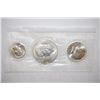 Image 1 : 1976-S US Bicentennial Three-Coin Silver Set; 40% Silver; UNC; Eisenhower, Kennedy & Washington; EST