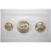 Image 1 : 1976-S US Bicentennial Three-Coin Silver Set; 40% Silver; UNC; Eisenhower, Kennedy & Washington; EST