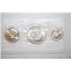 Image 1 : 1976-S US Bicentennial Three-Coin Silver Set; 40% Silver; UNC; Eisenhower, Kennedy & Washington; EST