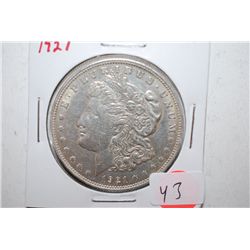 1921 Silver Morgan $1; EST. $30-40
