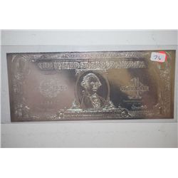 1923 US Silver Certificate $1 Commemorative COPY; EST. $5-10