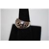 Image 2 : Sterling Silver Ring Size 6.5 With Swirled Leaf Design; .925 Silver; EST. $15-25