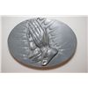 Image 1 : Praying Hands Belt Buckle; EST. $10-25
