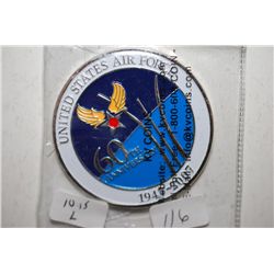 1947-2007 United States Air Force 60th Anniversary Military Challenge Medal; One Team One Mission; E