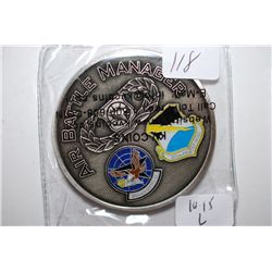 325th Air Traffic Squadron & 325th Fighter Wing Air Battle Manager Military Challenge Medal; EST. $1