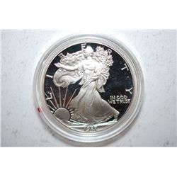 1987-S American Eagle Silver $1 Proof In Velvet Box With COA Included; 99.9% Silver 1 Oz.; EST. $65-