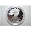 Image 1 : 2003-W American Eagle Silver $1 Proof In Velvet Box With COA Included; 99.9% Silver 1 Oz.; EST. $65-