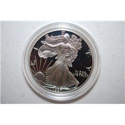 1997-P American Eagle Silver $1 Proof In Velvet Box With COA Included; 99.9% Silver 1 Oz.; EST. $65-