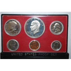 1975-S US Mint Proof Set With 1976-S Kennedy, Eisenhower $1 & Washington; EST. $10-15