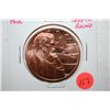 Image 1 : Ron Paul Copper Round; .999 Fine Copper 1 Oz.; EST. $3-5