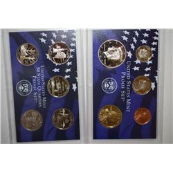 2001-S US Mint Proof Set & State Quarter Mint Proof Set With COA Included; EST. $10-15