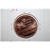 Image 2 : Ron Paul Copper Round; .999 Fine Copper 1 Oz.; EST. $3-5