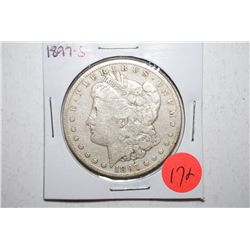 1897-S Silver Morgan $1; EST. $30-40