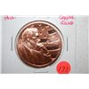 Image 1 : Ron Paul Copper Round; .999 Fine Copper 1 Oz.; EST. $3-5
