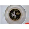 Image 1 : 2007-D US Wyoming State Quarter; CLAD With Partial Holographic; EST. $1-3
