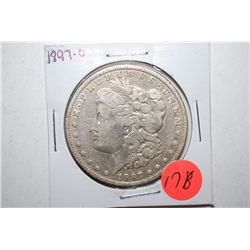 1897-O Silver Morgan $1; EST. $30-40