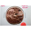 Image 1 : Ron Paul Copper Round; .999 Fine Copper 1 Oz.; EST. $3-5