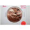 Image 1 : Ron Paul Copper Round; .999 Fine Copper 1 Oz.; EST. $3-5
