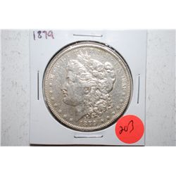 1879 Silver Morgan $1; EST. $30-40