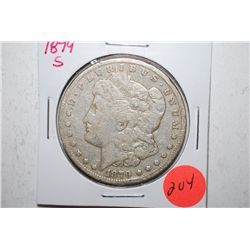 1879-S Silver Morgan $1; EST. $30-40