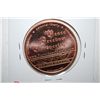 Image 2 : Ron Paul Copper Round; .999 Fine Copper 1 Oz.; EST. $3-5