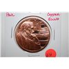 Image 1 : Ron Paul Copper Round; .999 Fine Copper 1 Oz.; EST. $3-5