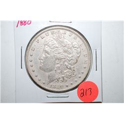 1880 Silver Morgan $1; EST. $30-40