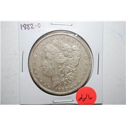 1882-O Silver Morgan $1; EST. $30-40