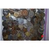 Image 2 : 3.3LBS of World Coins & Tokens; EST. $30-40