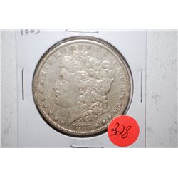 1885 Silver Morgan Dollar; EST. $30-40