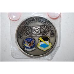 Air Battle Manager 825th SQ, 325th Fighter Wing Challenge Coin; EST. $10-20